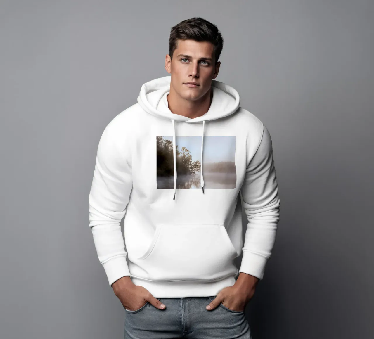 nebbia felpa con cappuccio da Earthly Visions