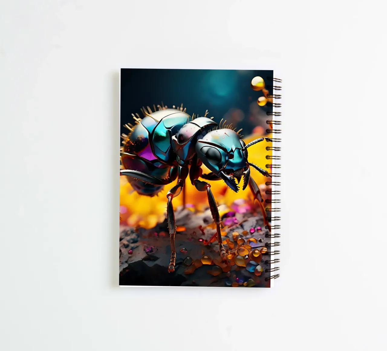 Ant_style_J_1 spiral notebook by Tierisch bunt by LK