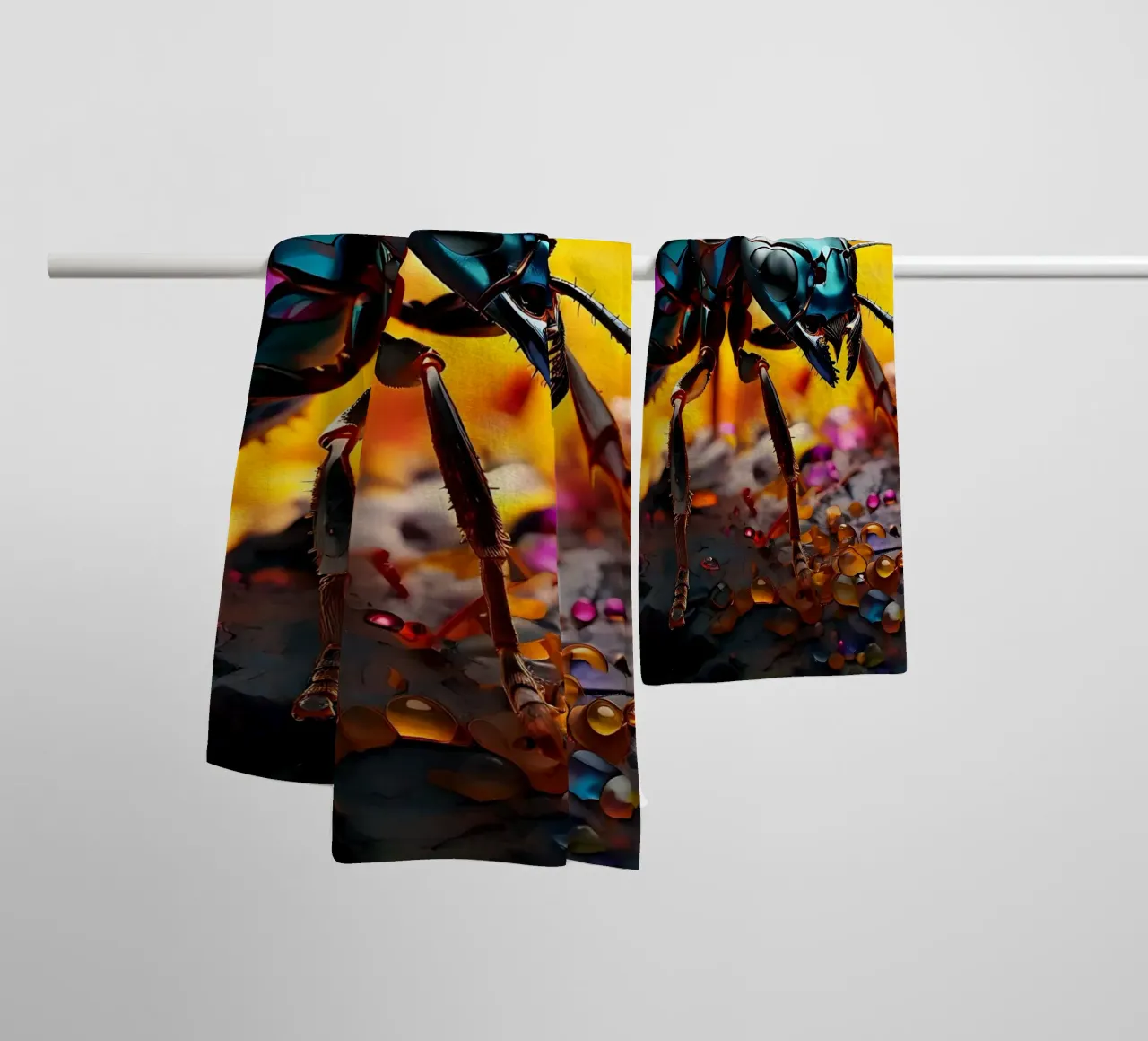 Ant_style_J_1 asciugamano da bagno da Tierisch bunt by LK