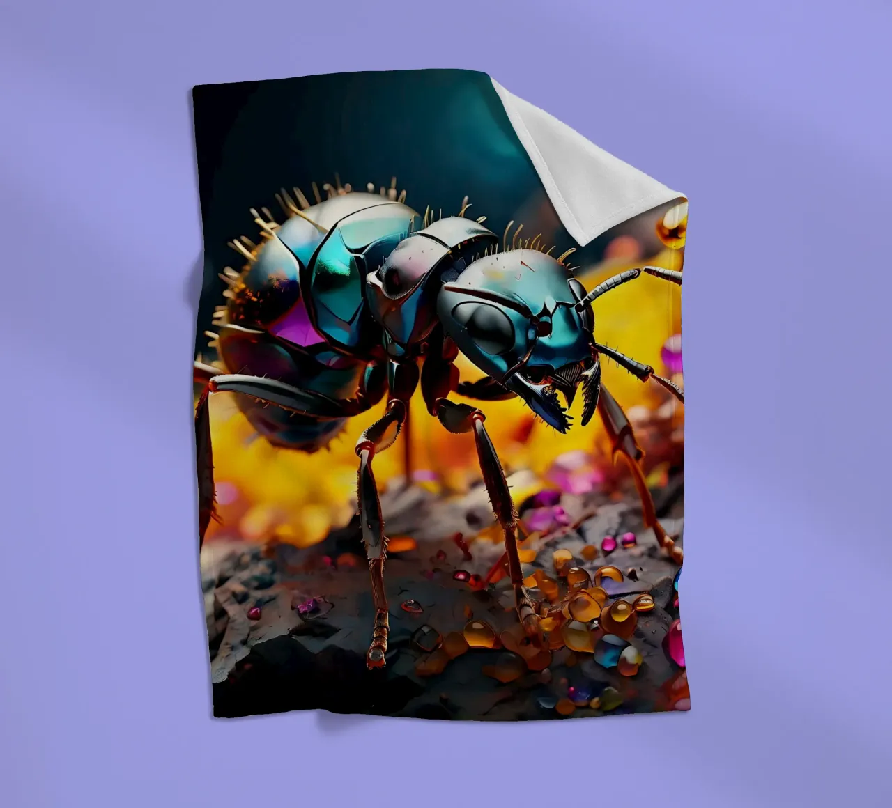 Ant_style_J_1 coperta in pile da Tierisch bunt by LK