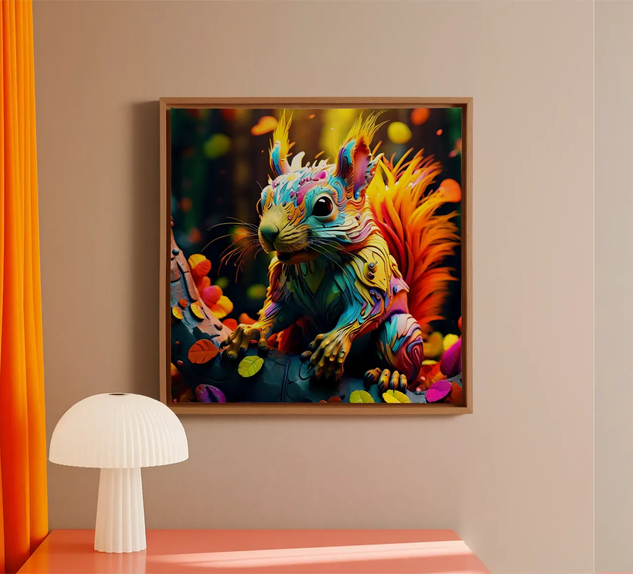 Squirrel_Style_J_1 canvas by Tierisch bunt by LK