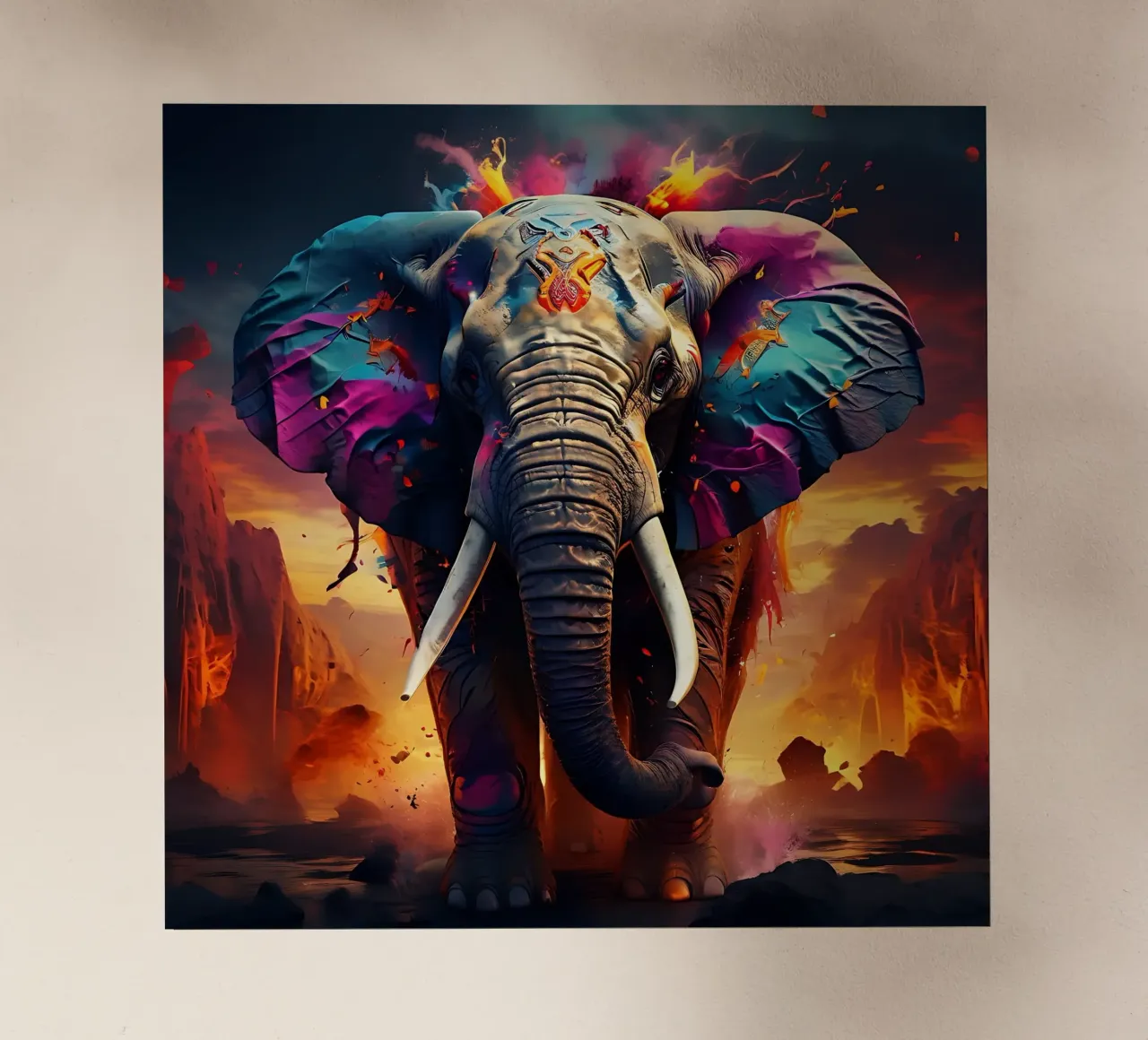 Stile_elefante_J_1 pellicola backlit da Tierisch bunt by LK