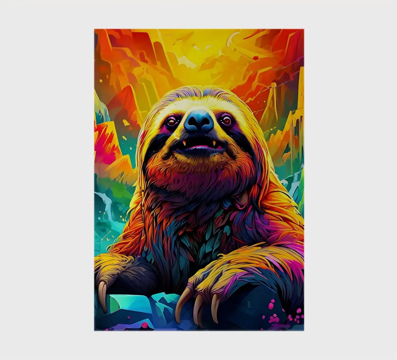 Sloth_Style_J_1 notebook by Tierisch bunt by LK