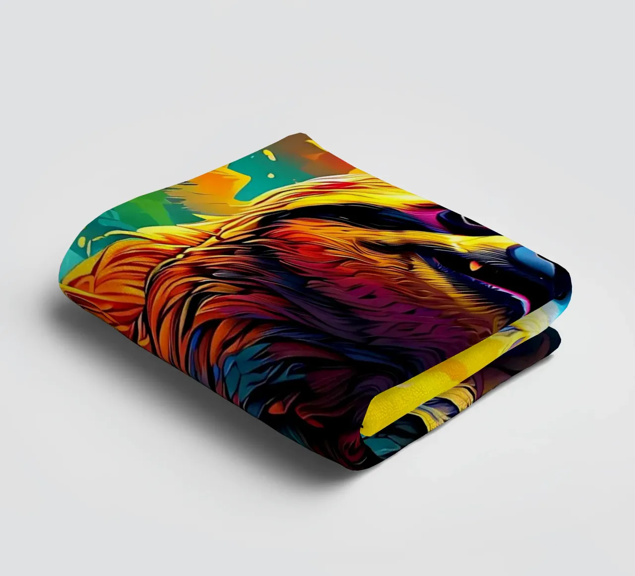 Bradipo_Stile_J_1 asciugamano da bagno da Tierisch bunt by LK