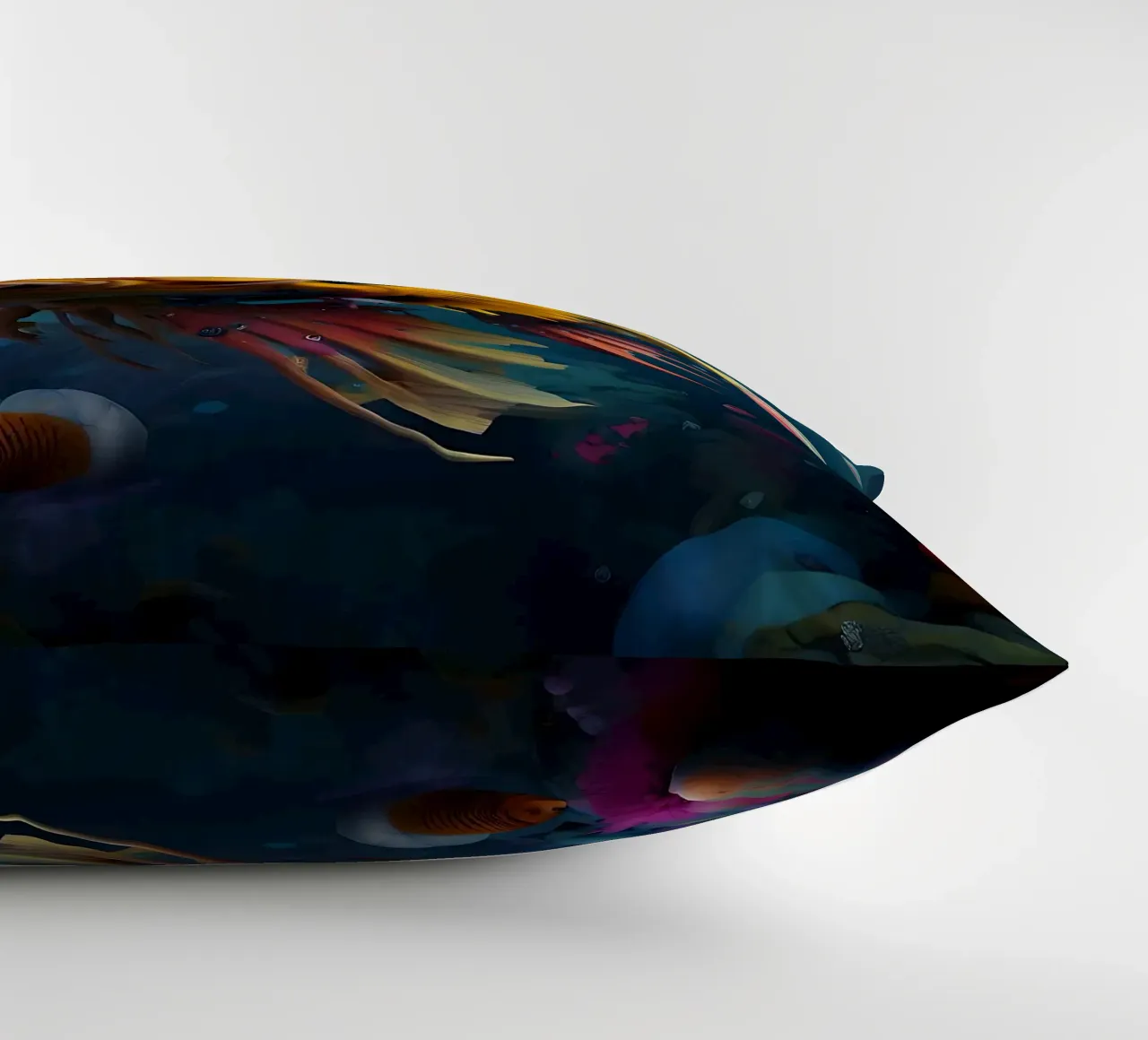 Stile_di_pesce_J_1 cuscino da Tierisch bunt by LK