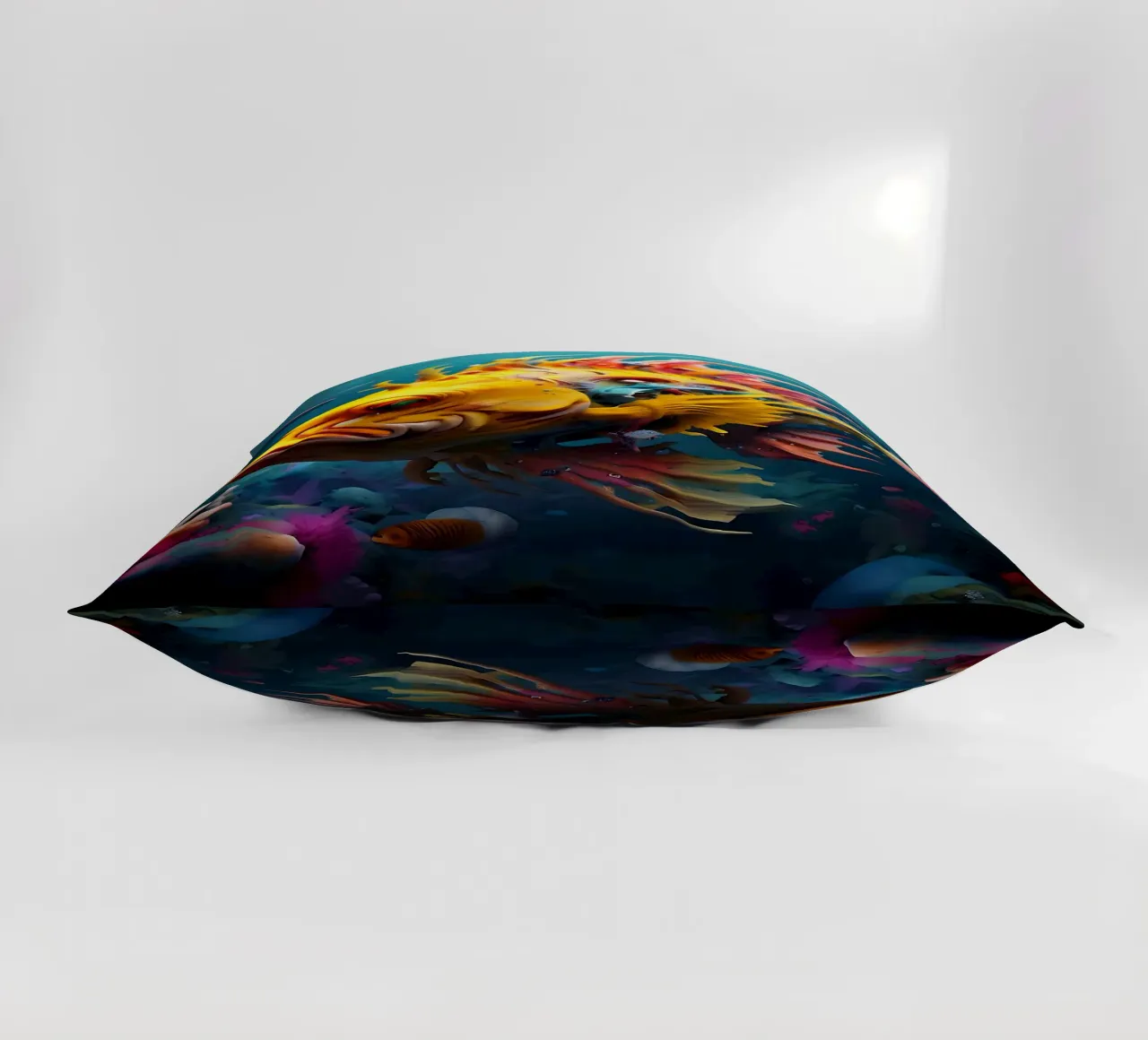 Stile_di_pesce_J_1 cuscino da Tierisch bunt by LK