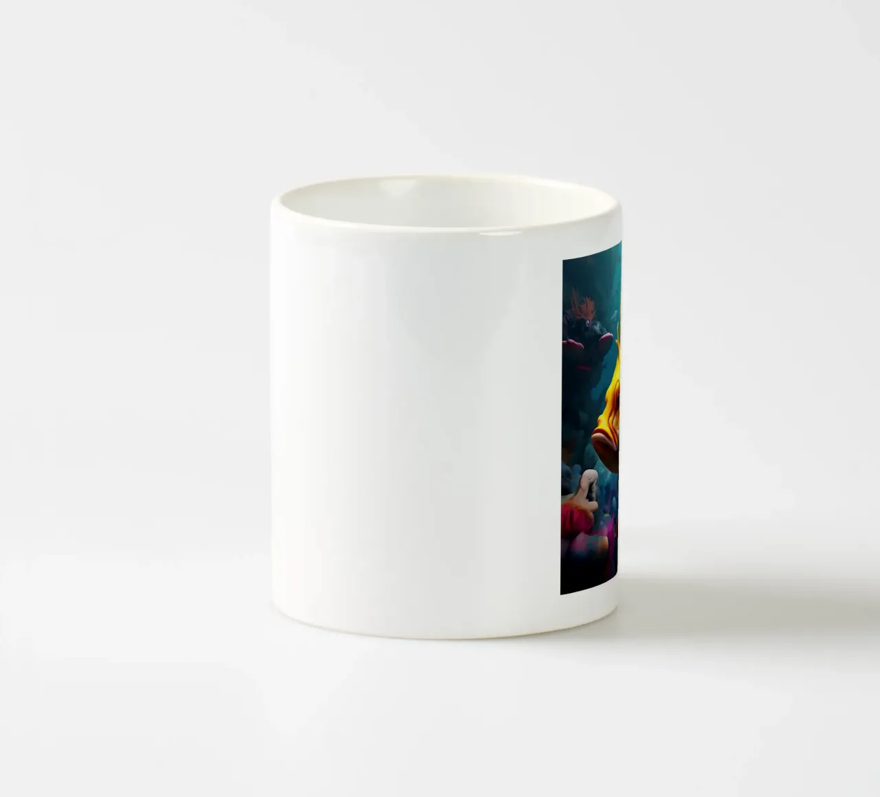 Stile_di_pesce_J_1 tazza in ceramica da Tierisch bunt by LK