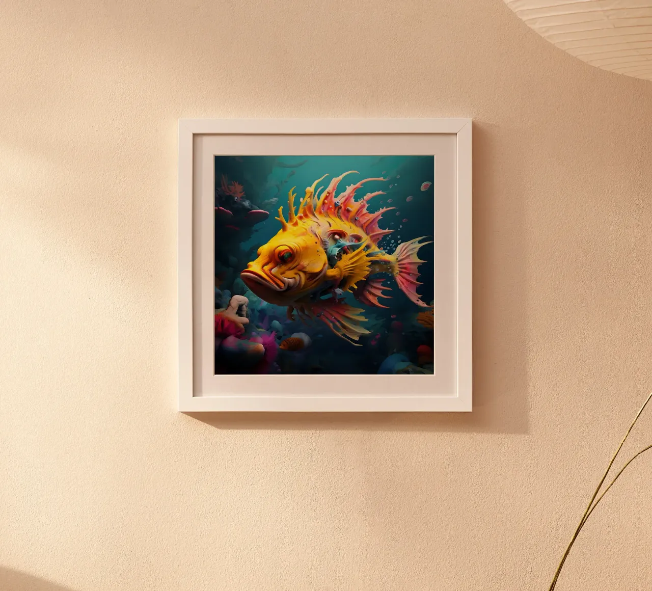 Stile_di_pesce_J_1 carta hahnemühle da Tierisch bunt by LK