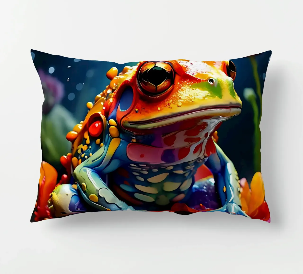 Stile_Rana_J_1 cuscino da Tierisch bunt by LK
