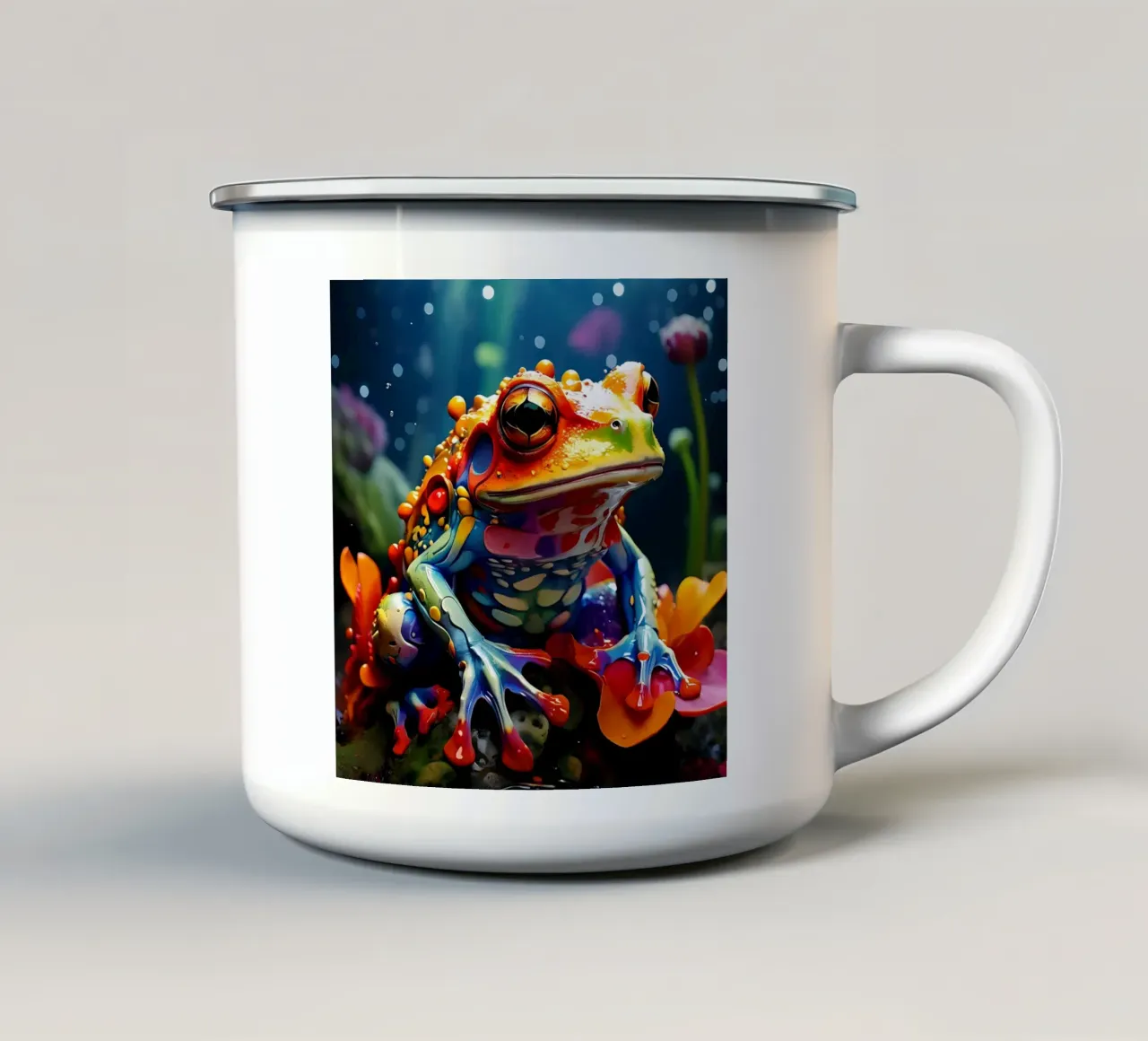 Stile_Rana_J_1 tazza in smalto da Tierisch bunt by LK