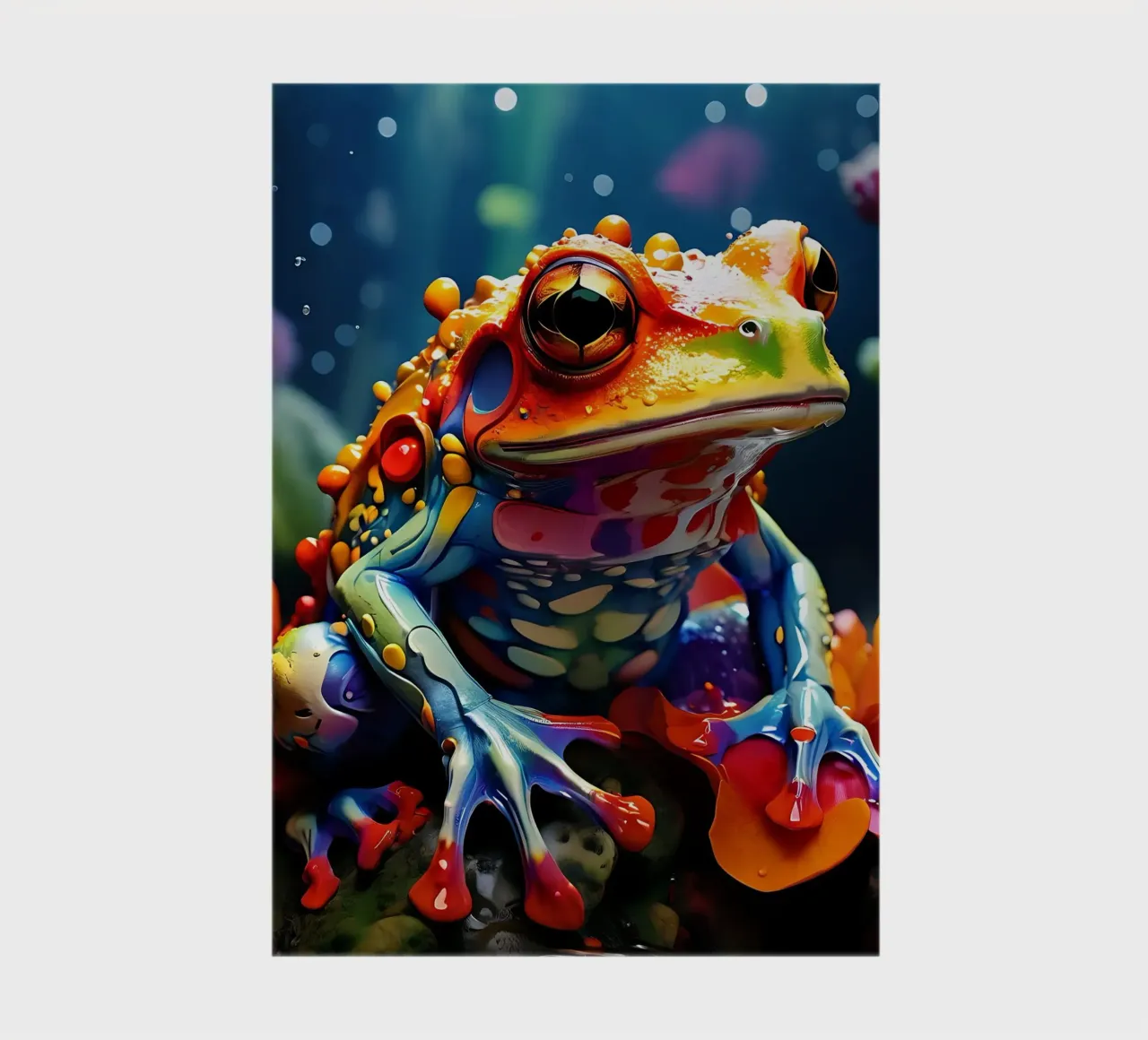 Frog_style_J_1 notebook by Tierisch bunt by LK