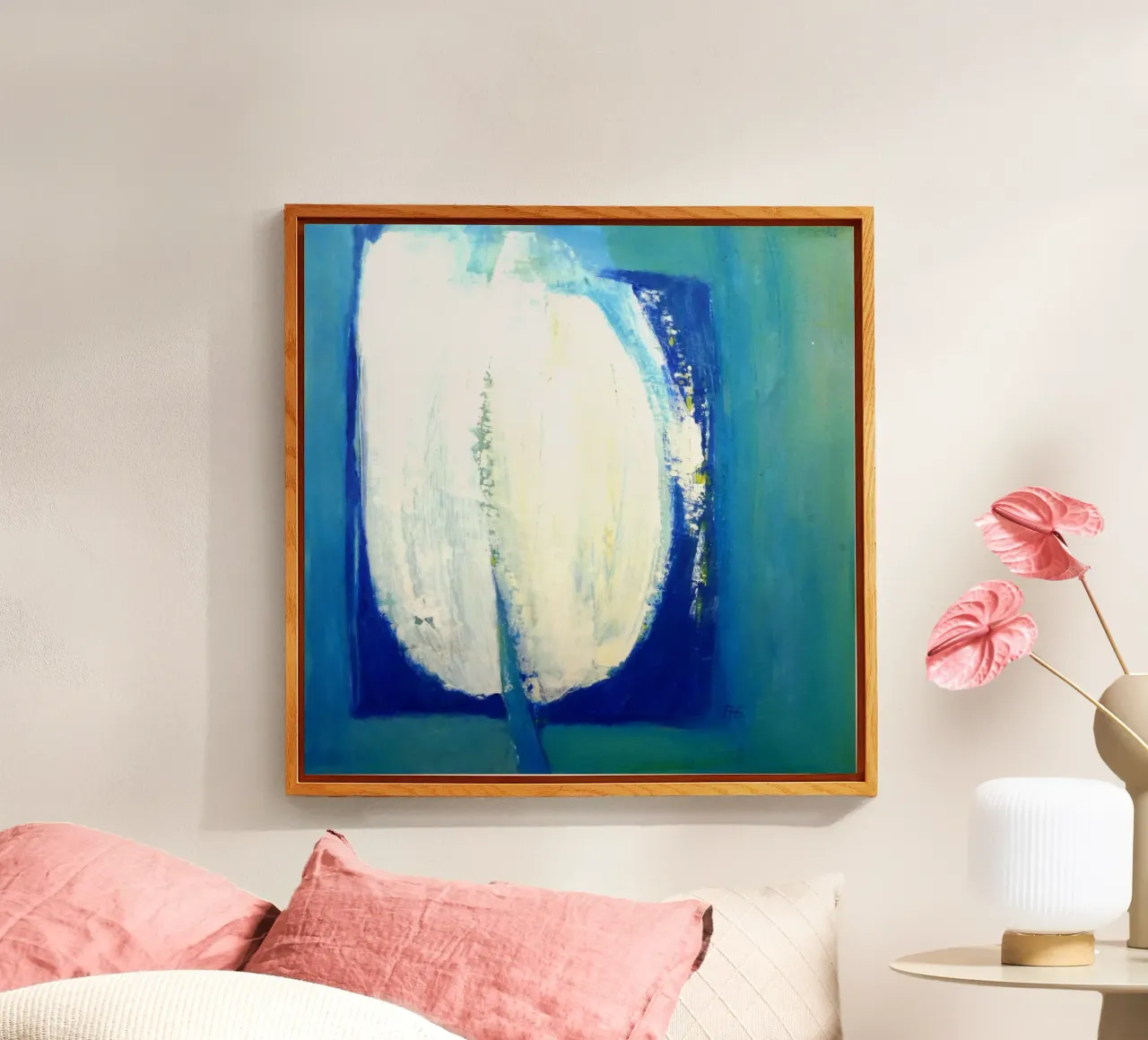 Tulpe III acrylic glass by Anita Gewald