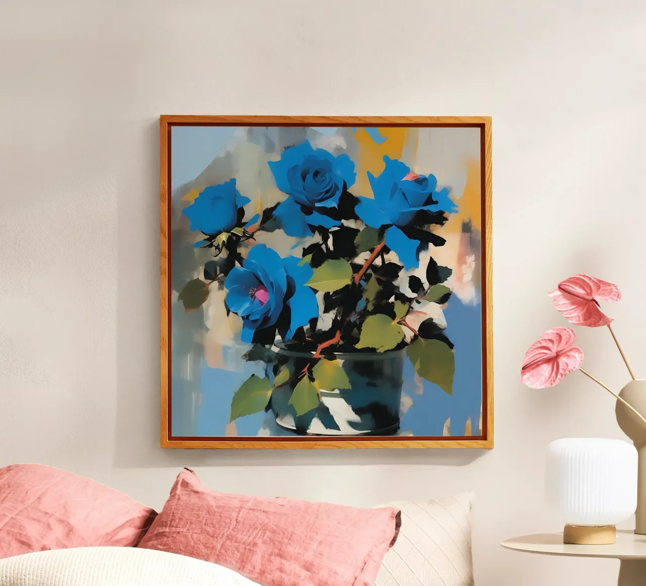 Fiori_blu_2 plexiglass da Farb- und Blütenzauber by LK