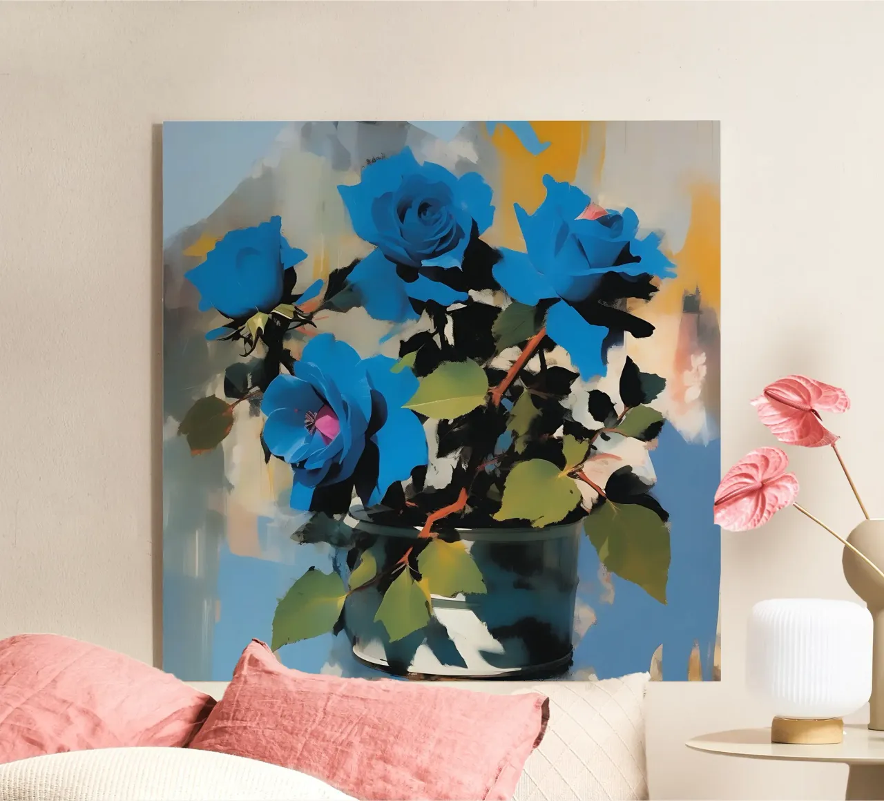 Fiori_blu_2 plexiglass da Farb- und Blütenzauber by LK