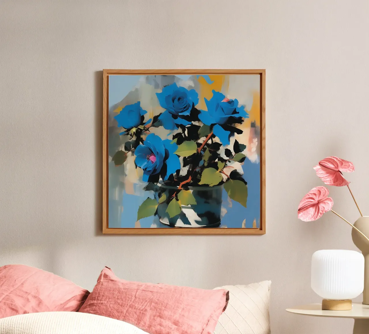 Blumen_blau_2 Forex-Platte von Farb- und Blütenzauber by LK