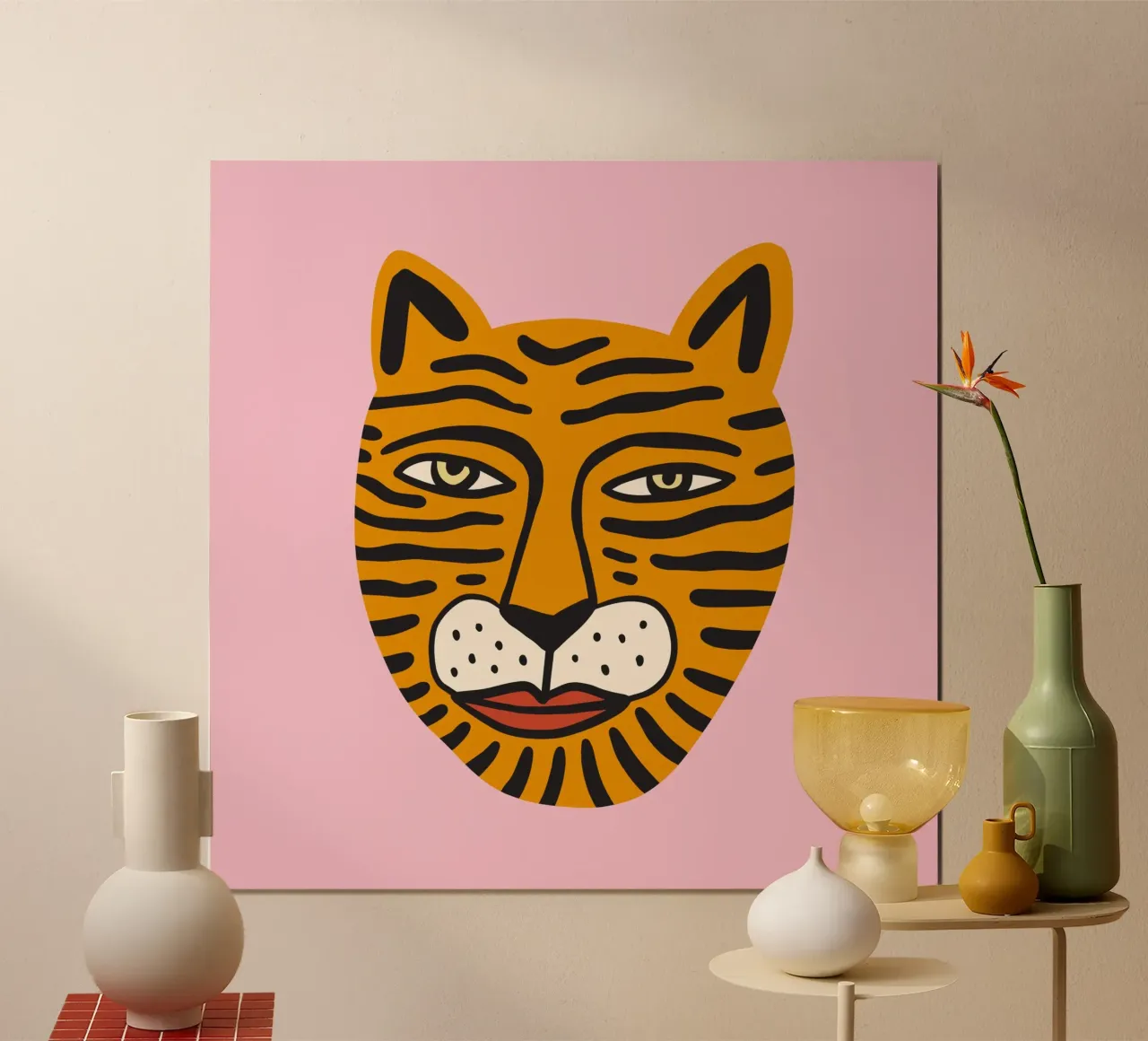 Tiny And Wild No 27 poster con telaio in plastica da treechild