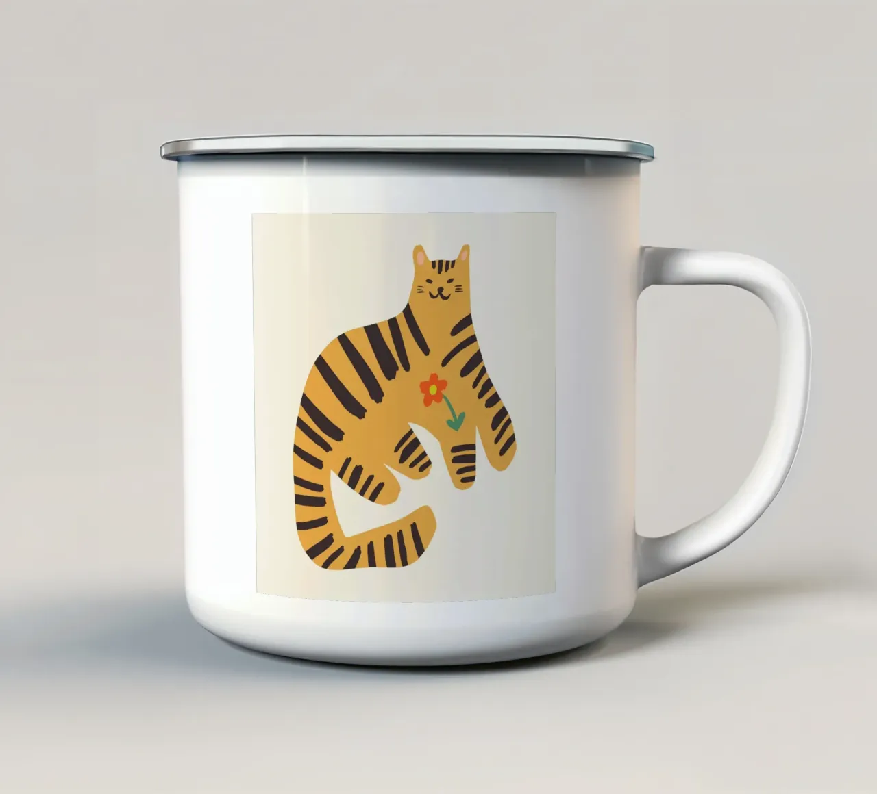 Tiny And Wild No 29 tazza in smalto da treechild
