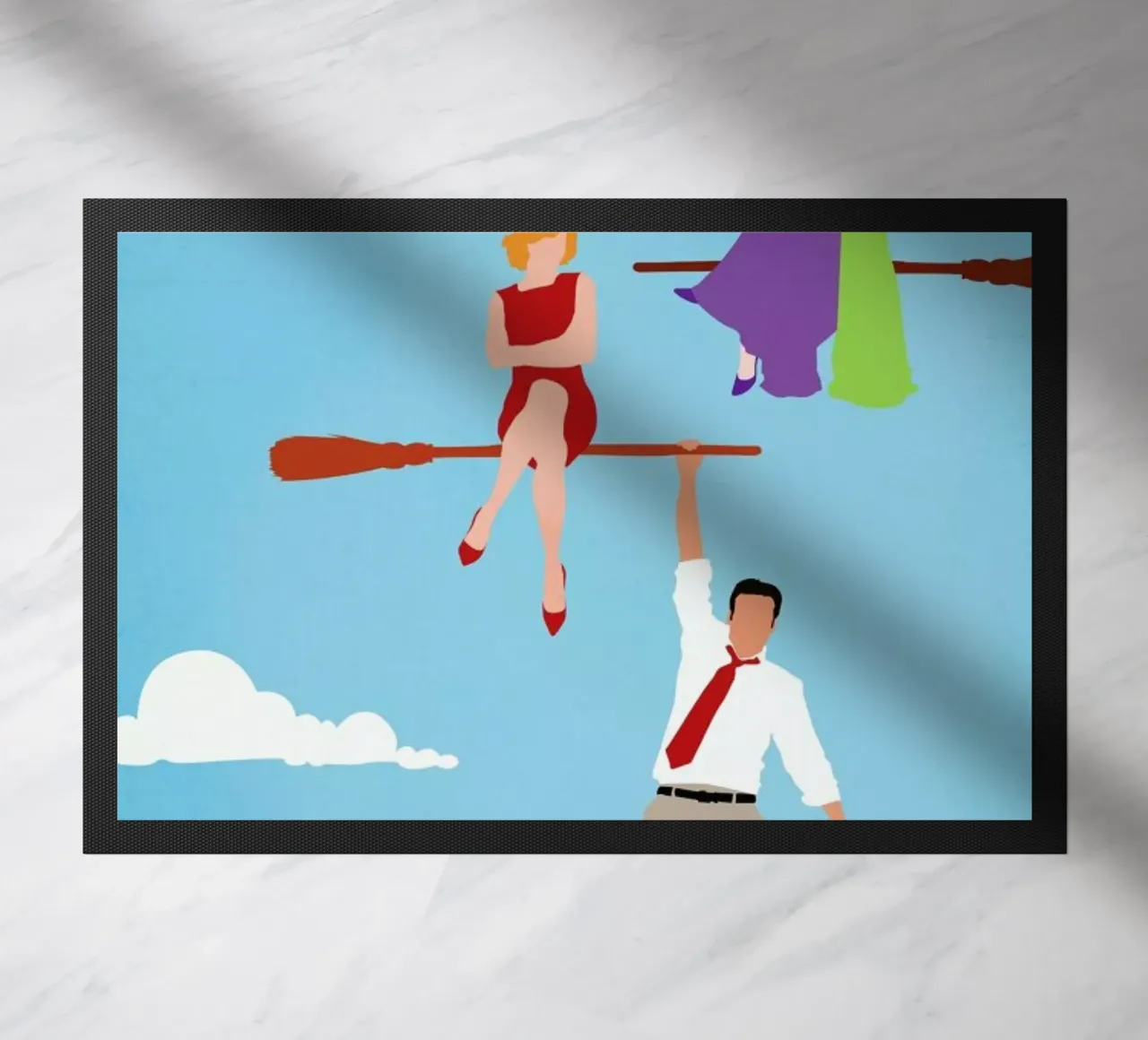 Bewitched doormat by Fräulein Fisher