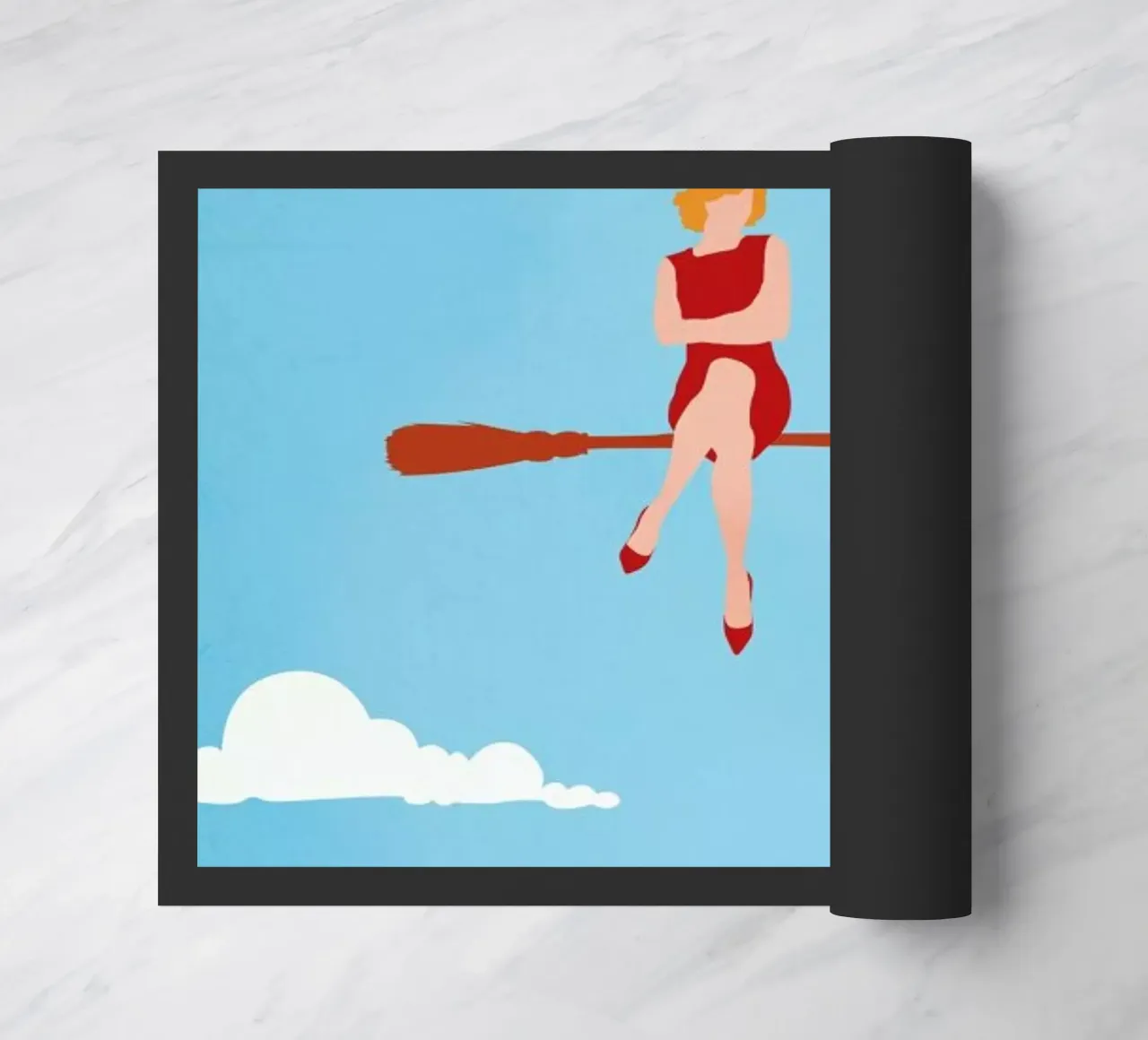 Bewitched doormat by Fräulein Fisher