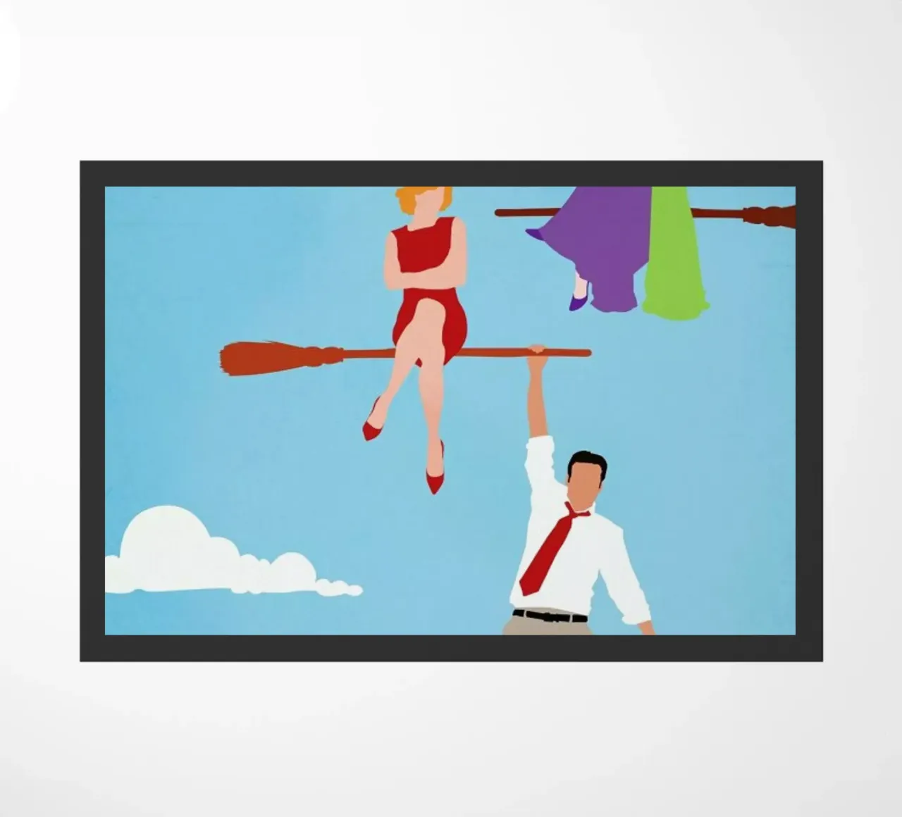 Bewitched doormat by Fräulein Fisher