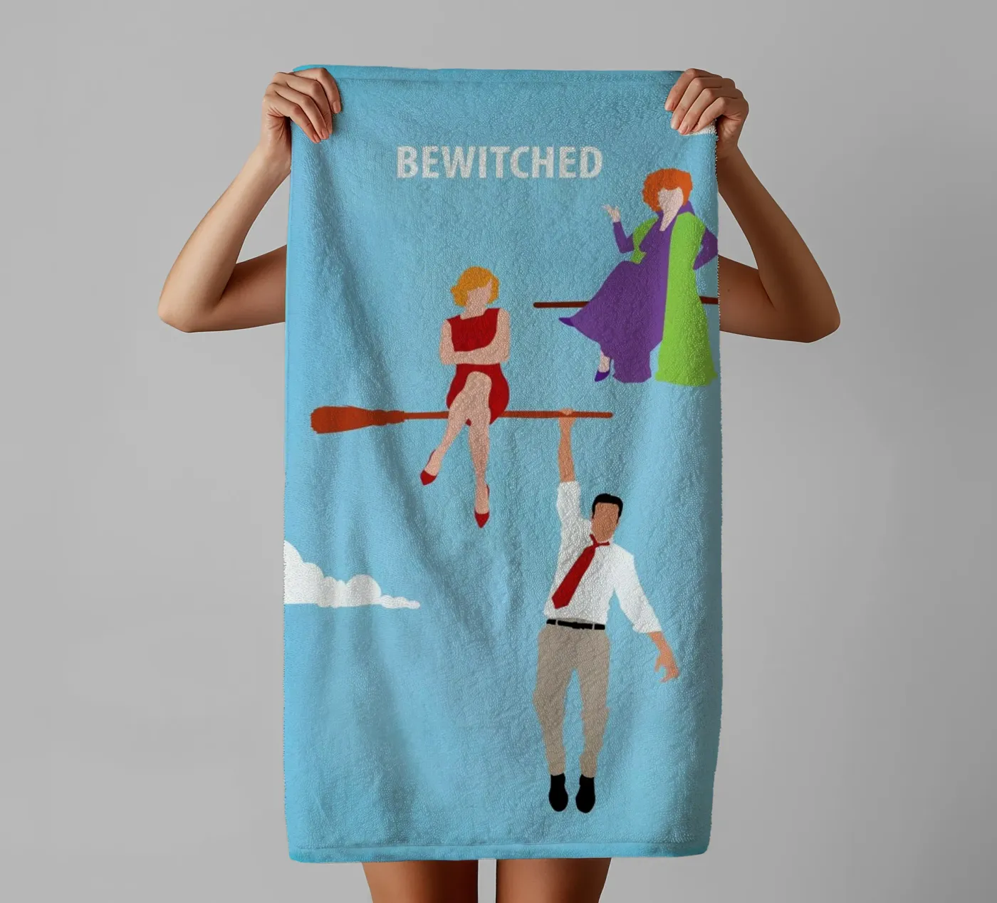 Bewitched badhanddoek van Fräulein Fisher