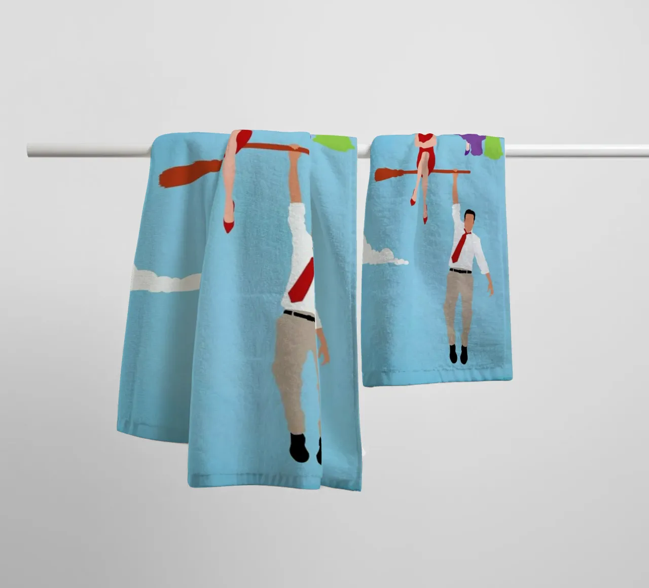 Bewitched badhanddoek van Fräulein Fisher