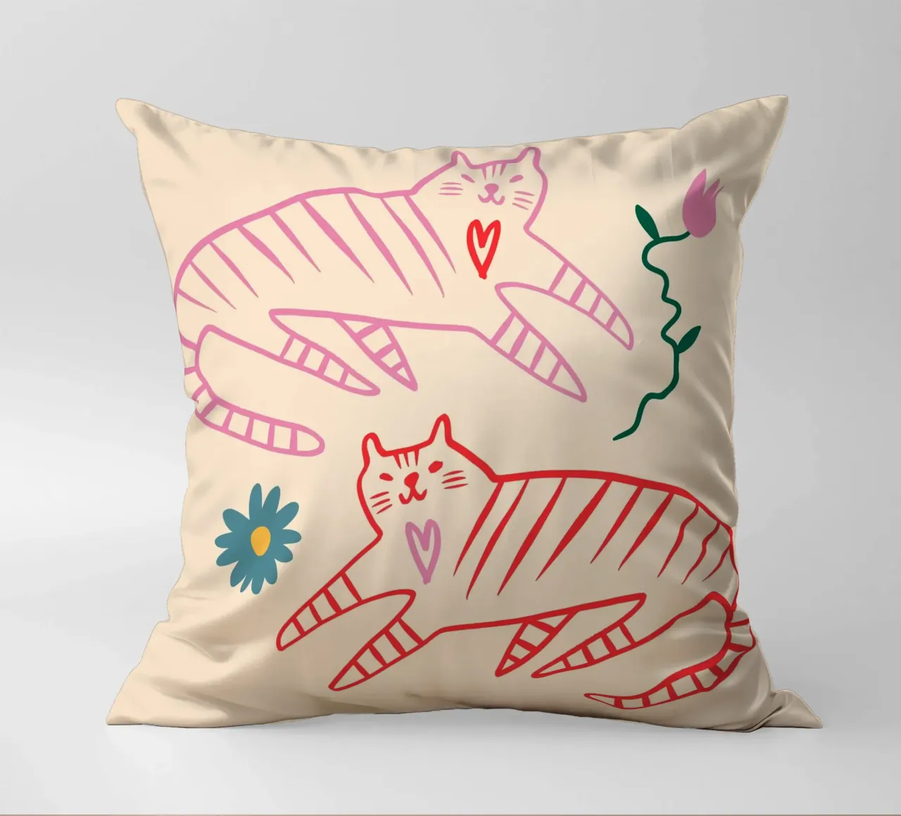 Tiny And Wild No 30 cuscino da treechild