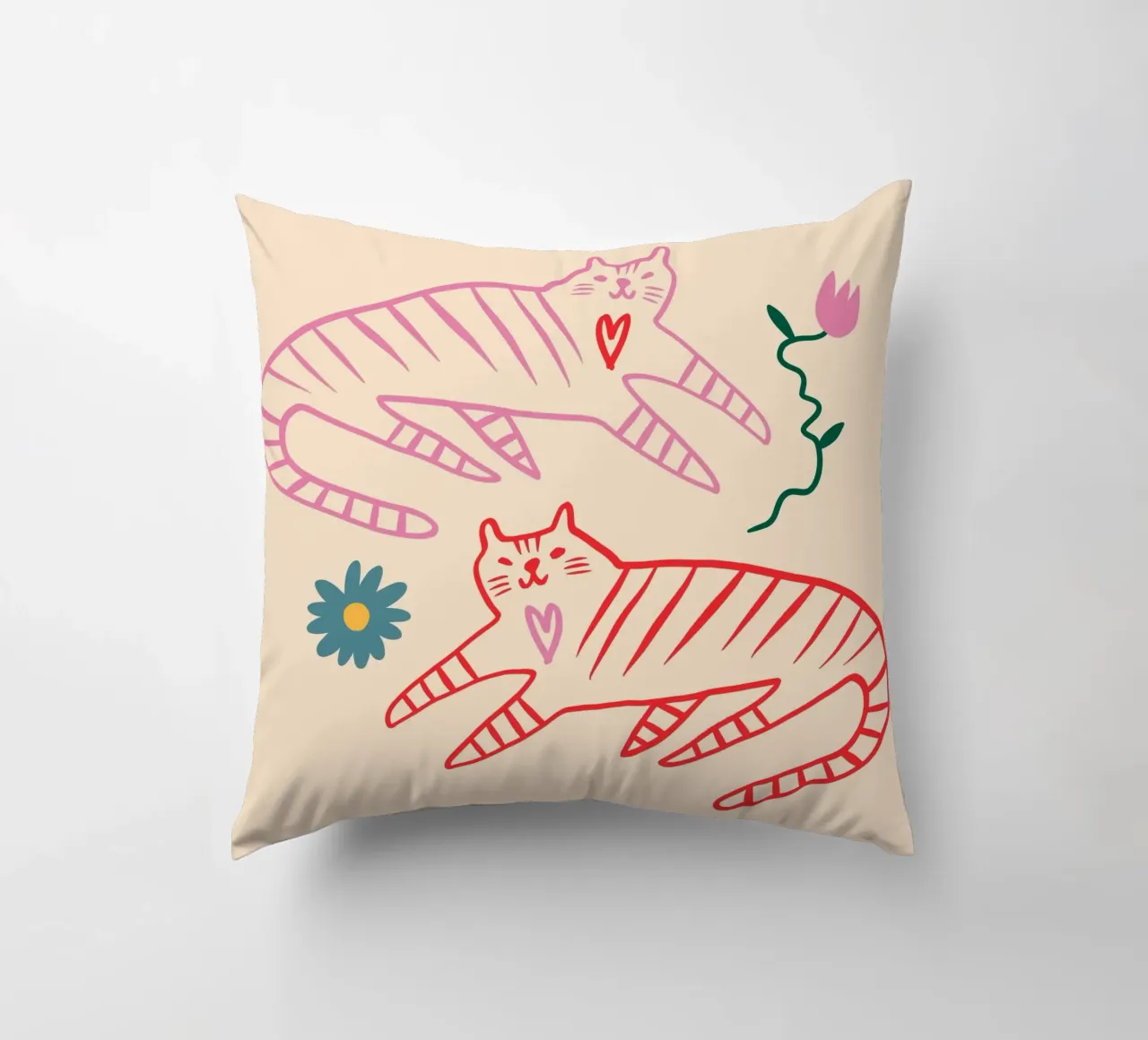 Tiny And Wild No 30 cuscino da treechild