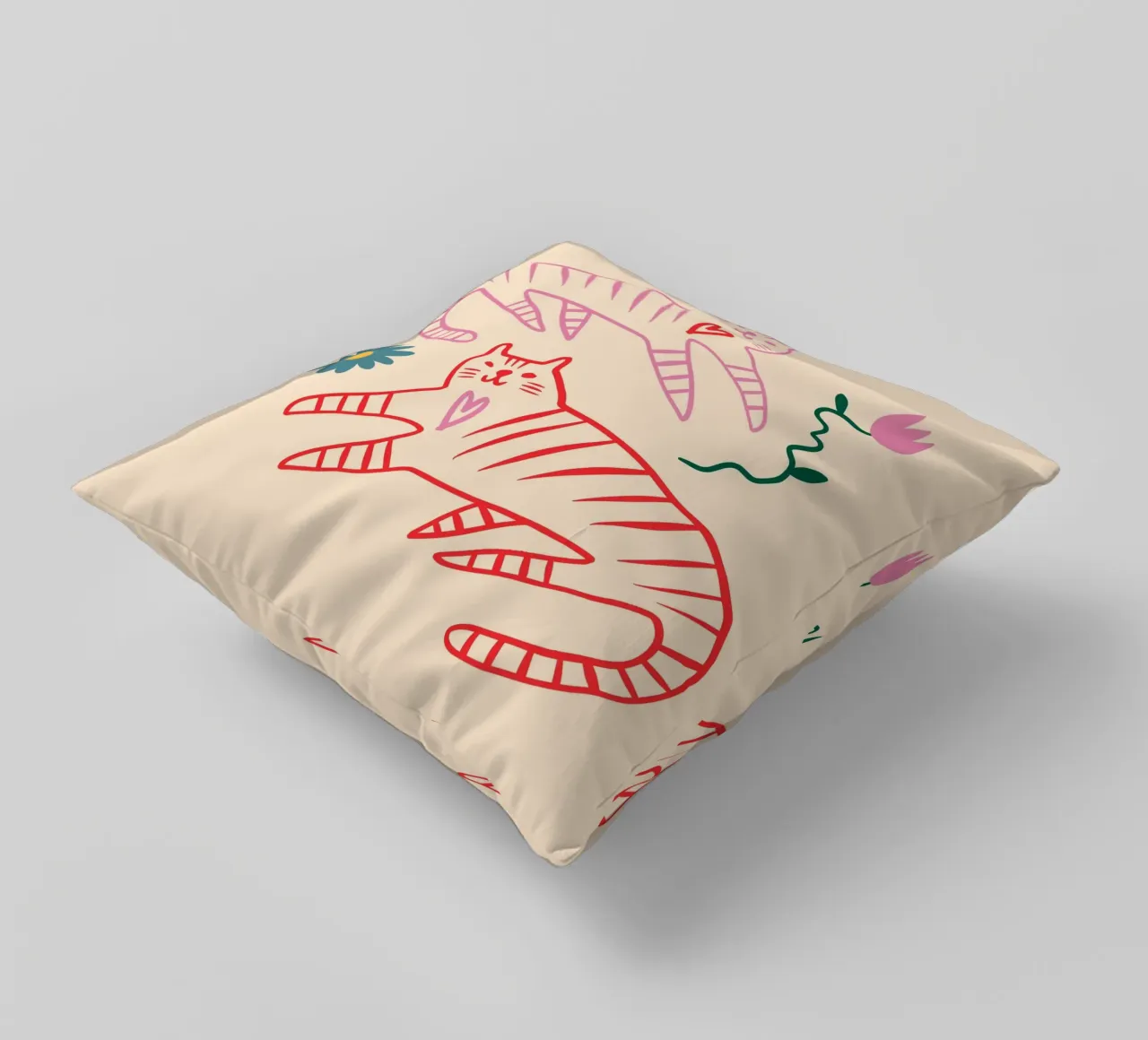 Tiny And Wild No 30 cuscino da treechild