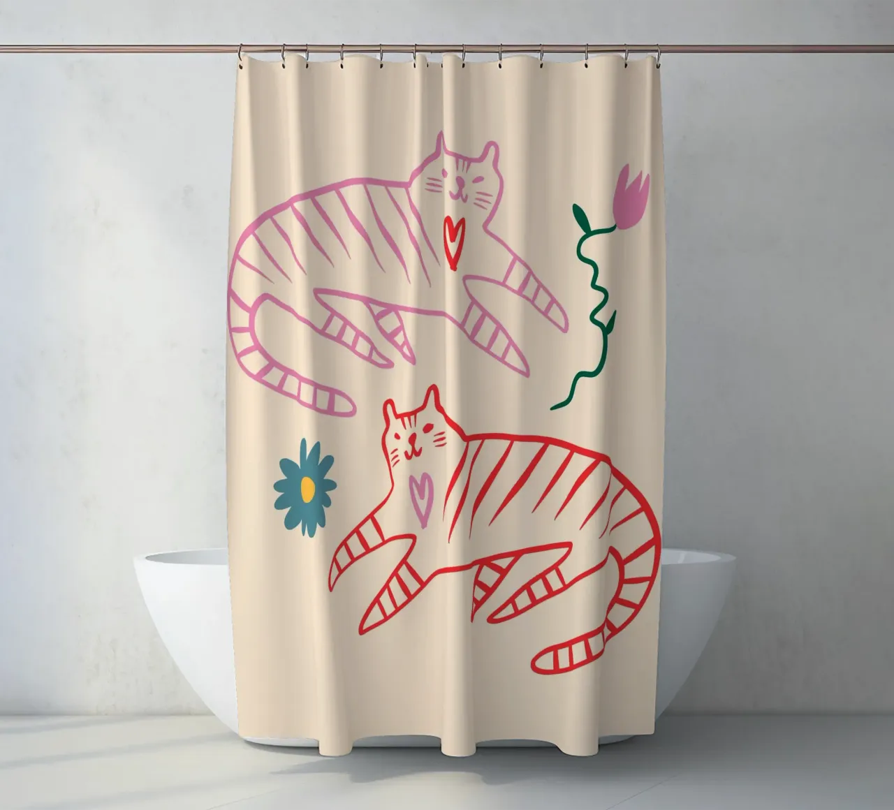 Tiny And Wild No 30 tenda da doccia da treechild