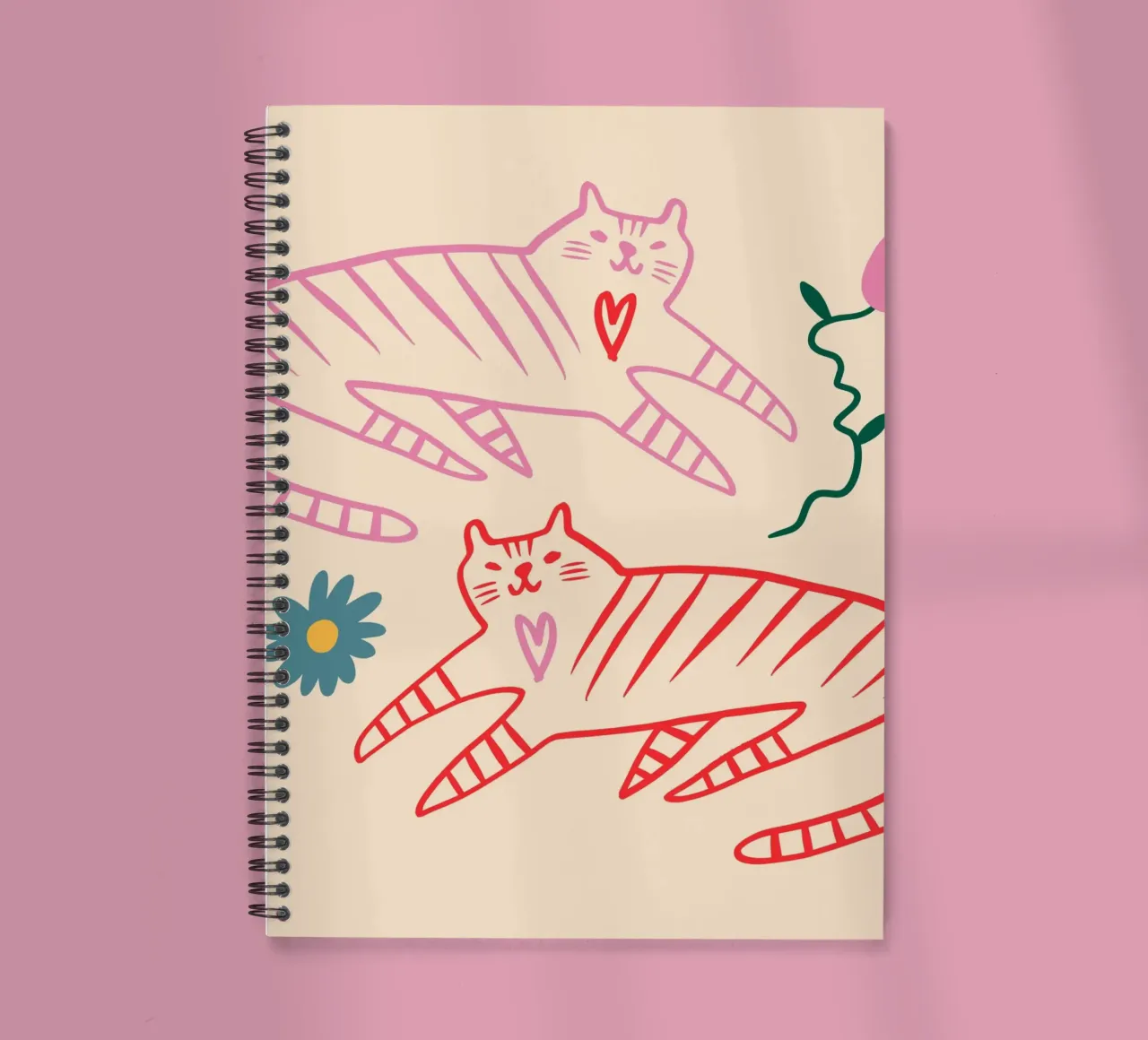 Tiny And Wild No 30 spiral notebook by treechild