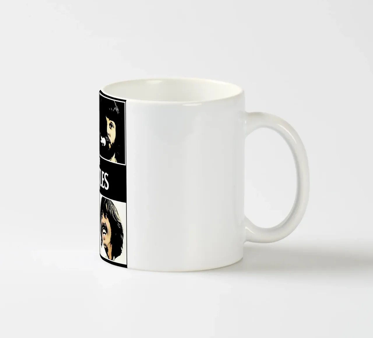 the Beatles Art Print ceramic mug by music soul