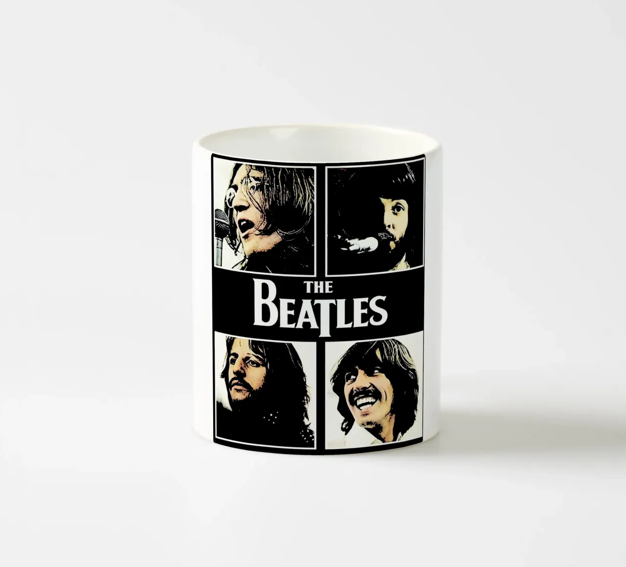 the Beatles Art Print ceramic mug by music soul