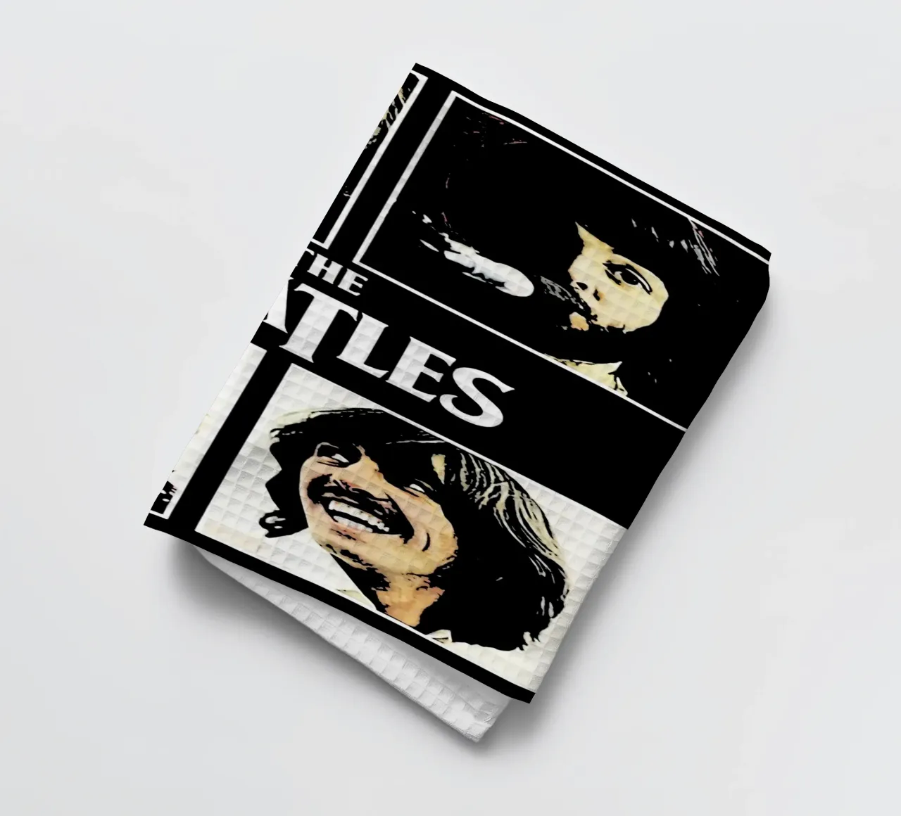 The Beatles Art Print torchon de music soul