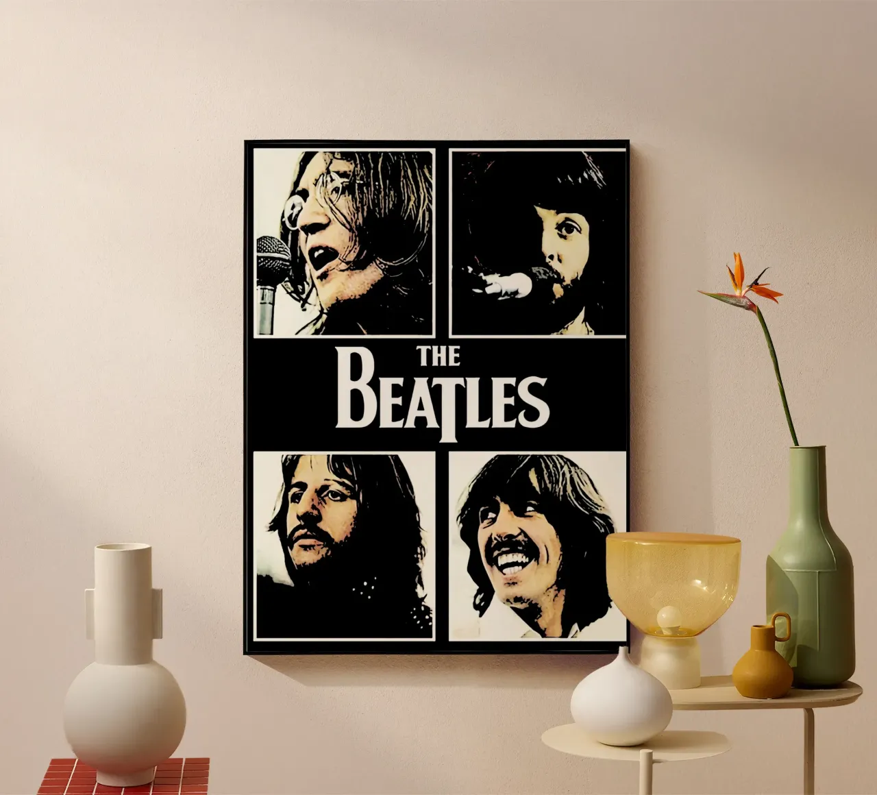 the Beatles Art Print acrylic glass by music soul