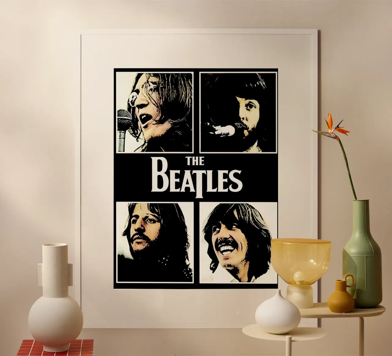 the Beatles Art Print poster by music soul