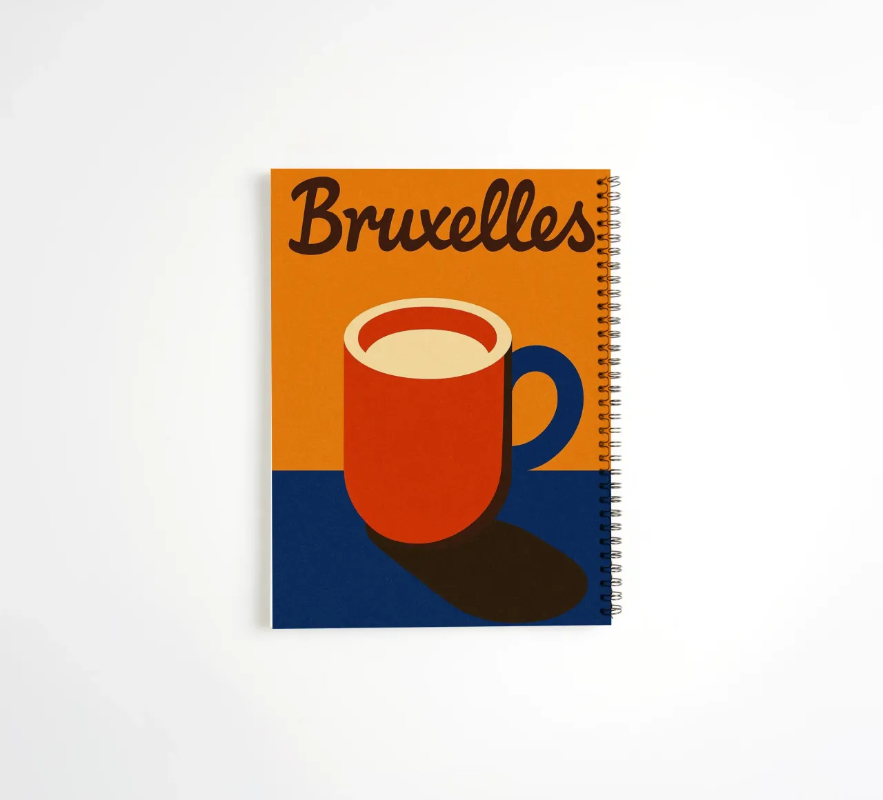 Bruxelles. Caffè caldo e design belga. diario ad anelli da JETLAG | affiches voyage