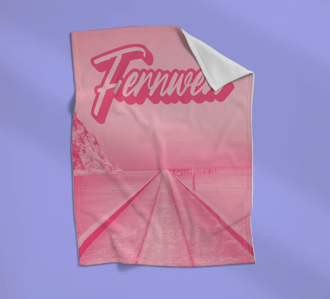 FERNWEH Fleecedecke von SMRT STUDIO