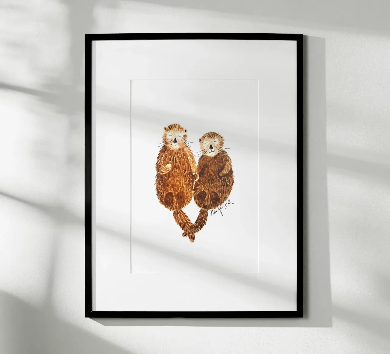 Love You Like No Otter poster da karenmenzenbach