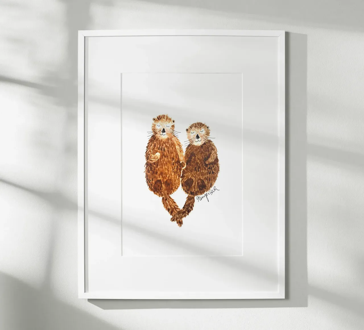 Love You Like No Otter poster da karenmenzenbach