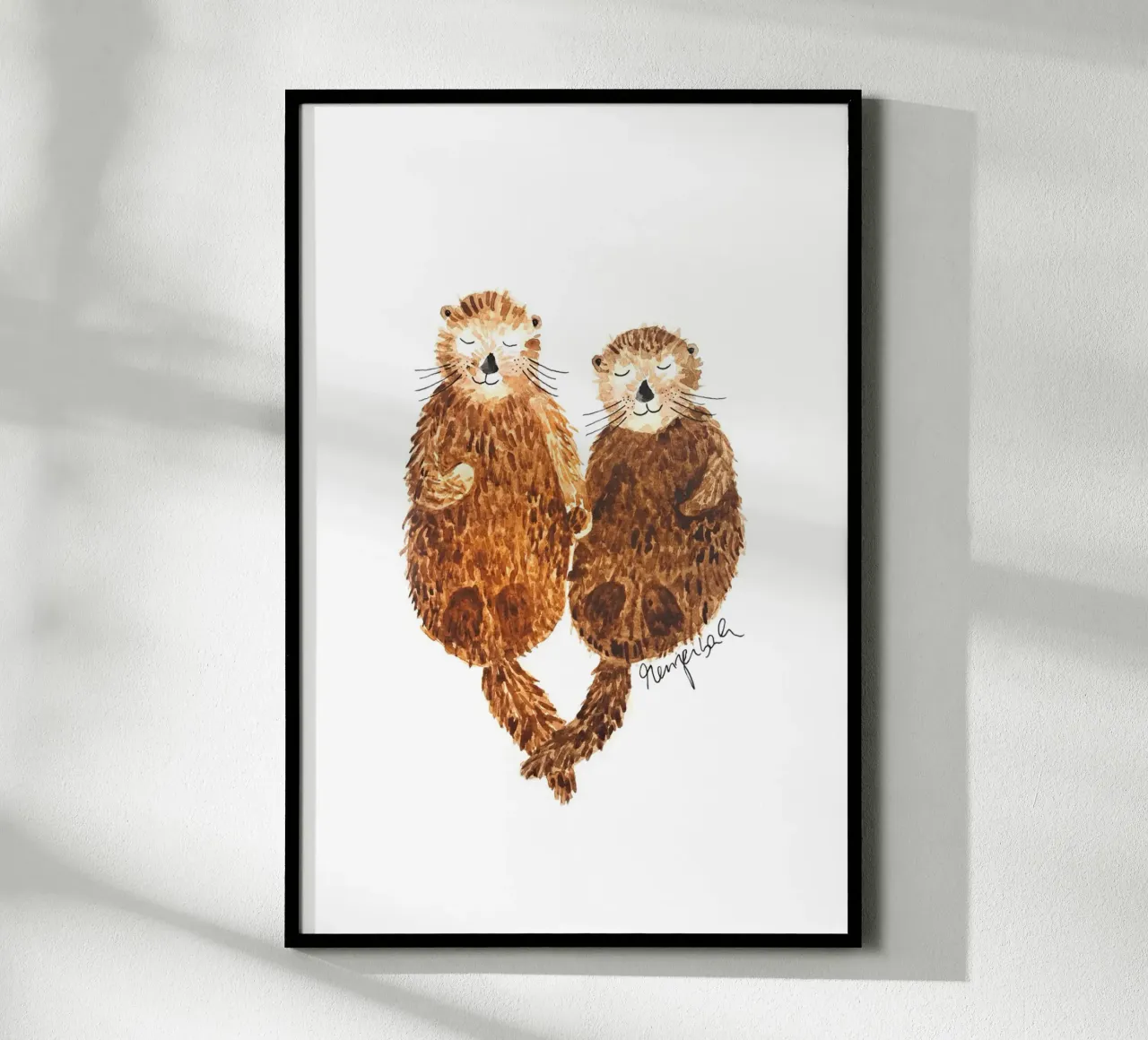 Love You Like No Otter poster da karenmenzenbach