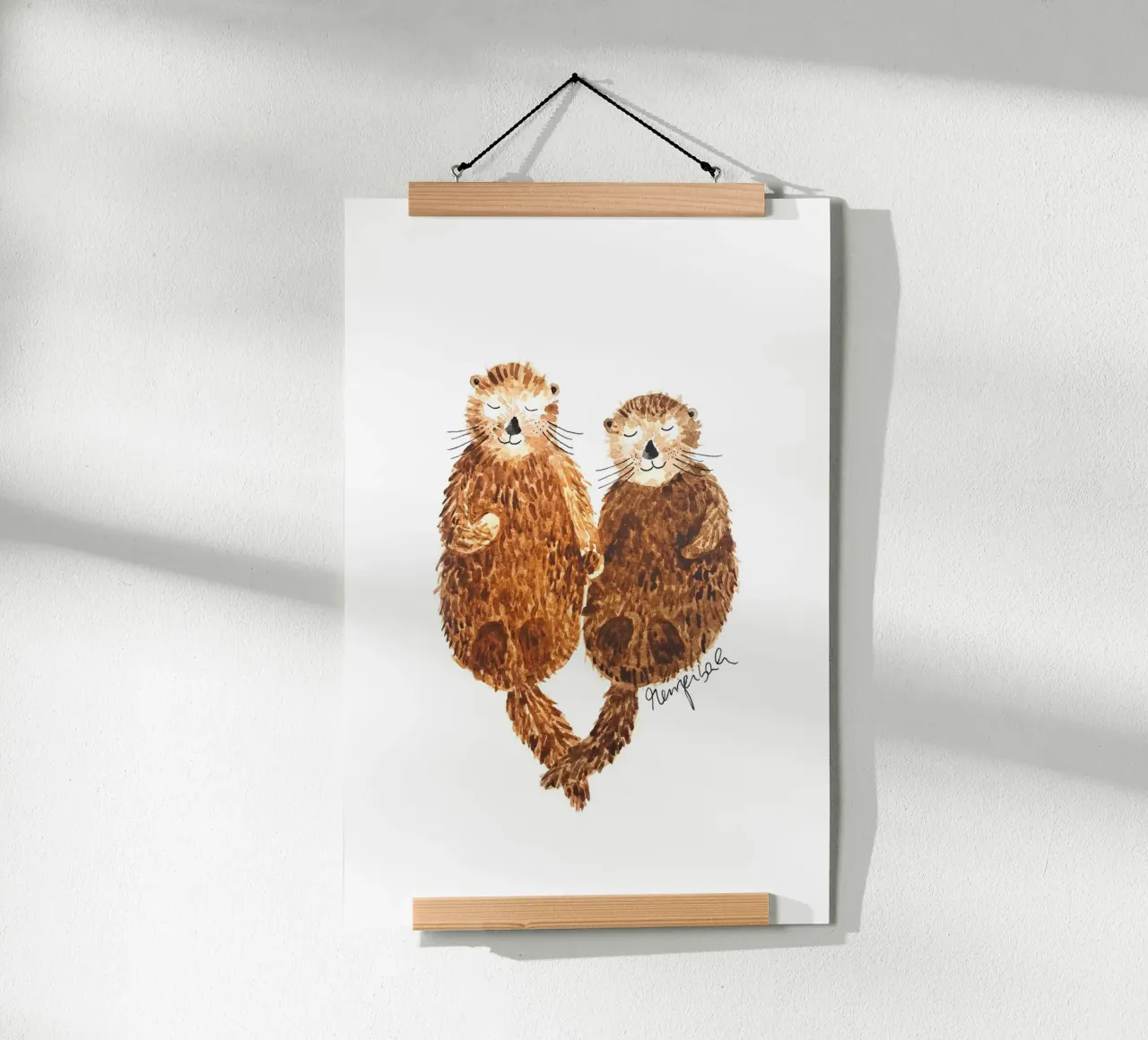 Love You Like No Otter poster da karenmenzenbach