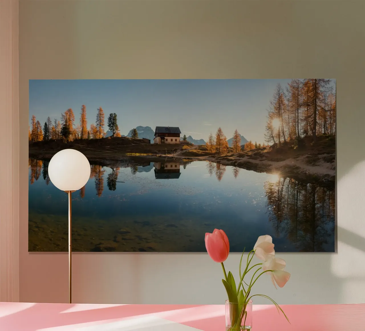 Eternal Dolomites, Italy poster with wooden frame by PhotoVibe Decor