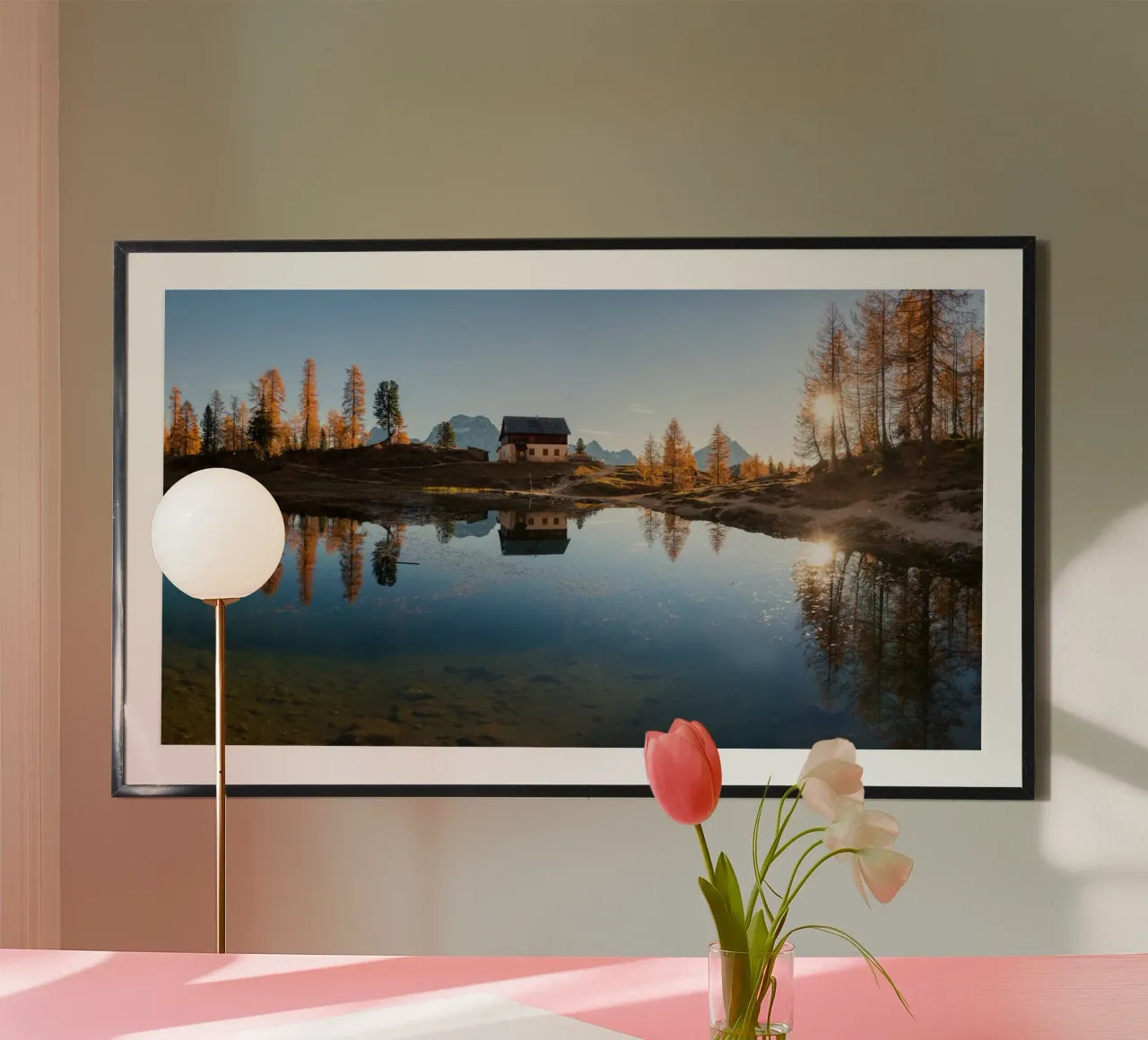 Eternal Dolomites, Italy poster with wooden frame by PhotoVibe Decor