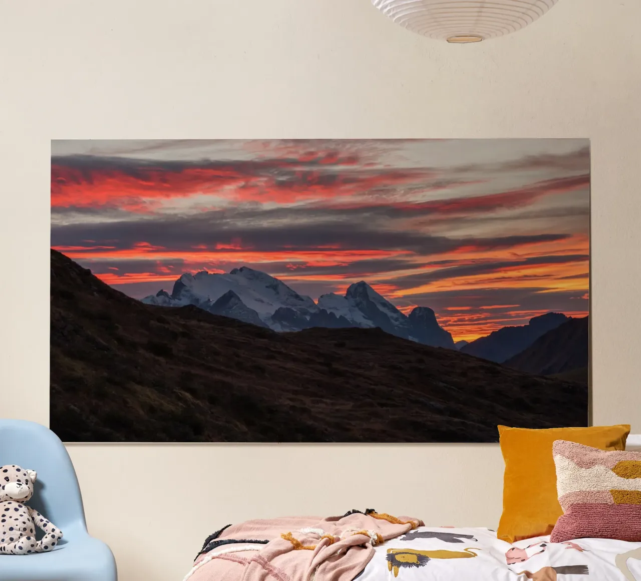Eternal Dolomites, Italy poster with wooden frame by PhotoVibe Decor