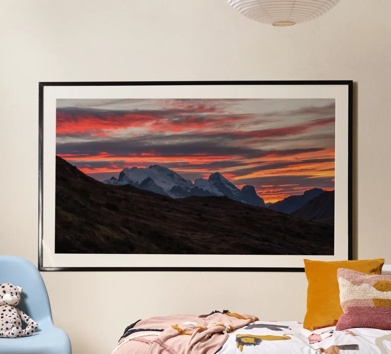 Eternal Dolomites, Italy poster with wooden frame by PhotoVibe Decor
