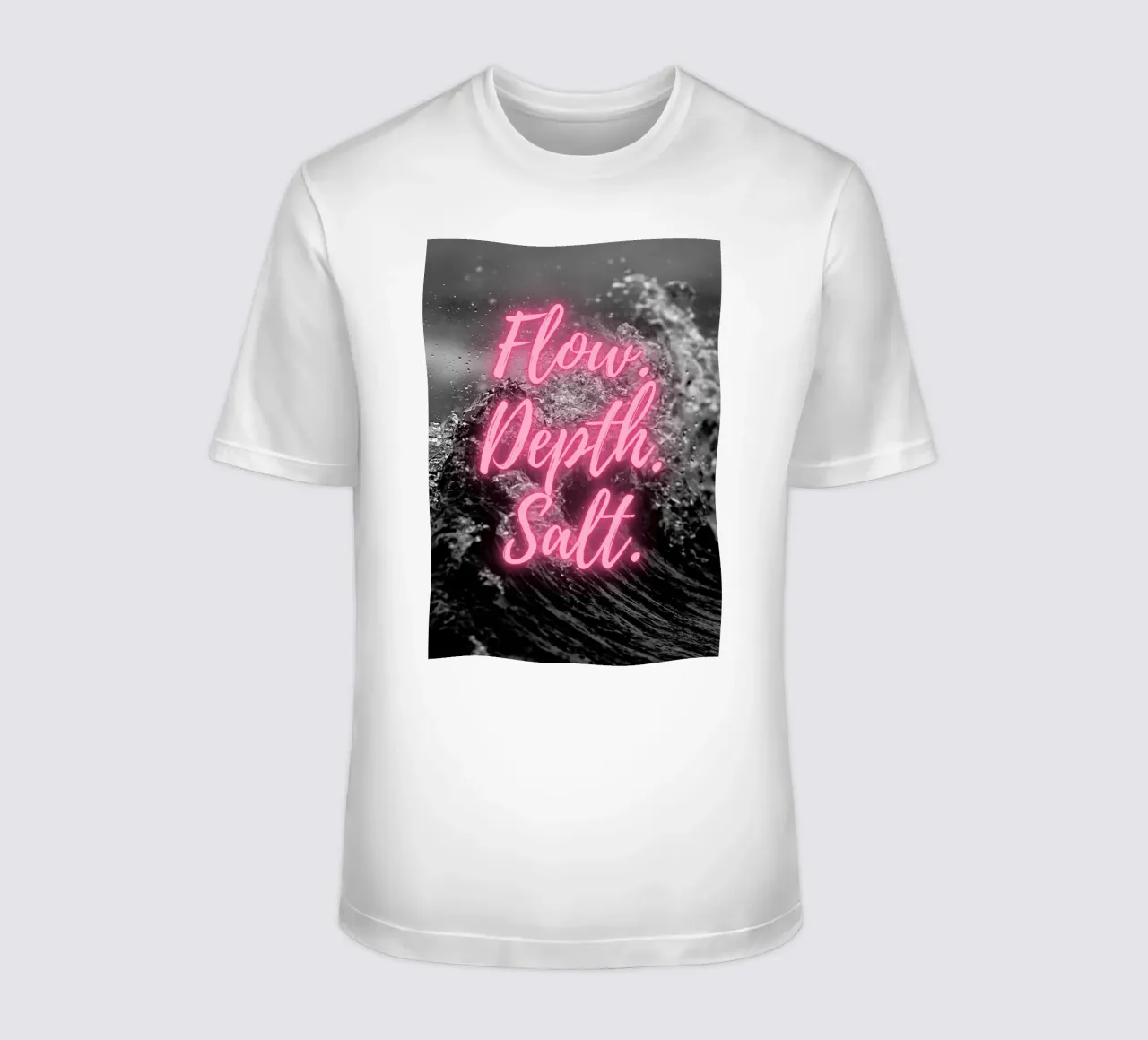 FLOW. DEPTH. SALT. t-shirt van Einfach Uebel