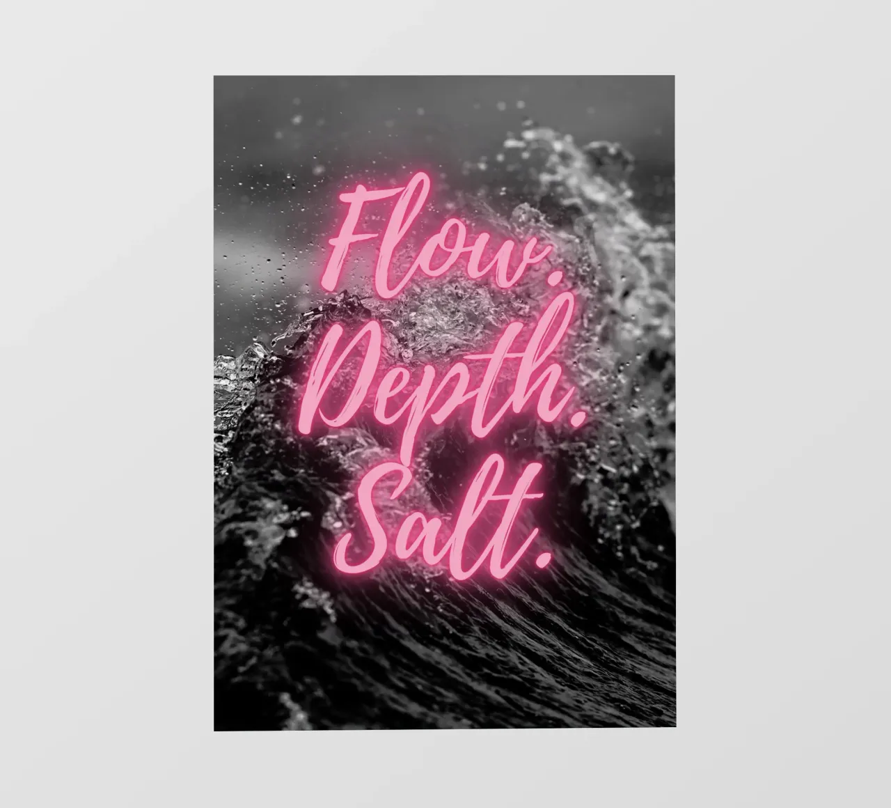 FLOW. DEPTH. SALT. pellicola backlit da Einfach Uebel