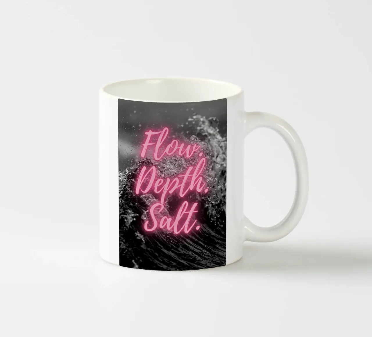 FLOW. DEPTH. SALT. tazza in ceramica da Einfach Uebel