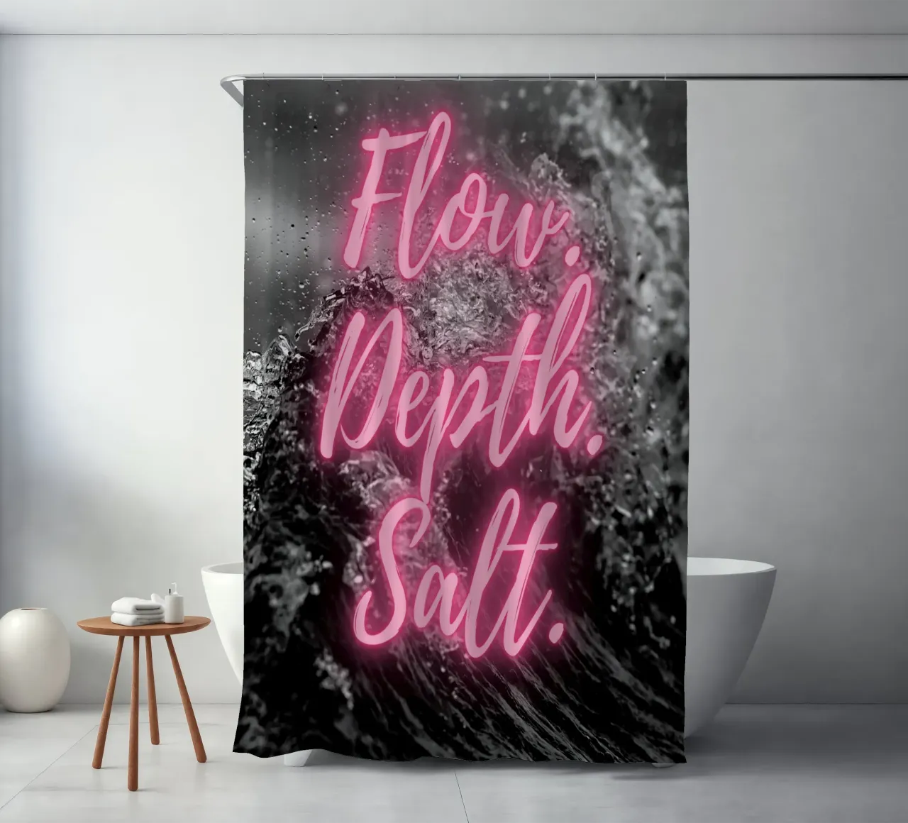 FLOW. DEPTH. SALT. tenda da doccia da Einfach Uebel
